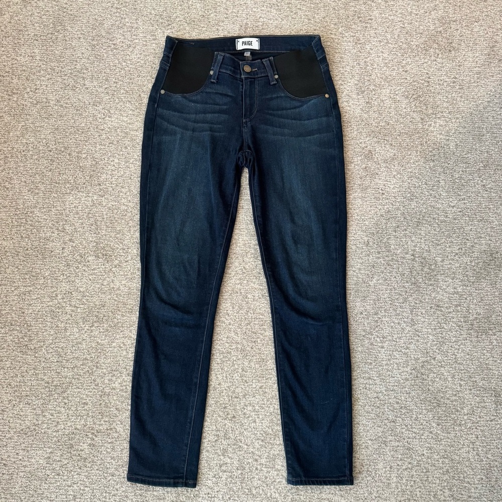 PAIGE Verdugo Ankle Maternity Jeans - 27
